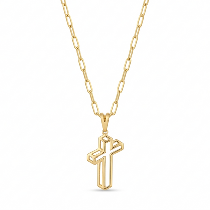Correntinha Crucifixo 3D