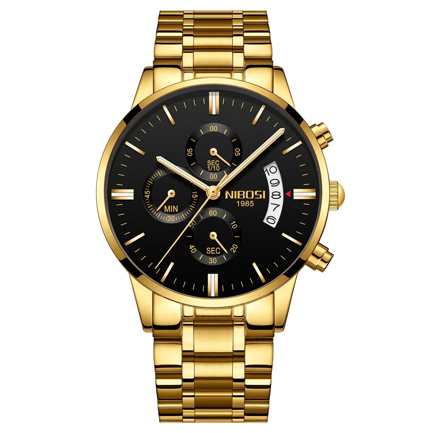 Relógio Luxury Men Gold