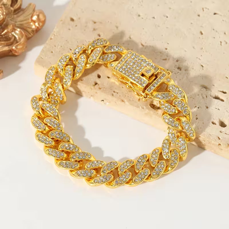 Pulseira Luxe Diamond INOX - NÃO PERDE A COR