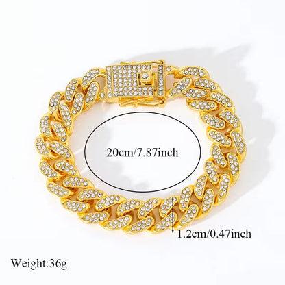 Pulseira Luxe Diamond INOX - NÃO PERDE A COR