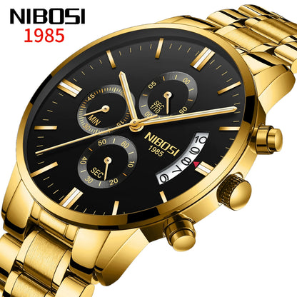 Relógio Luxury Men Gold