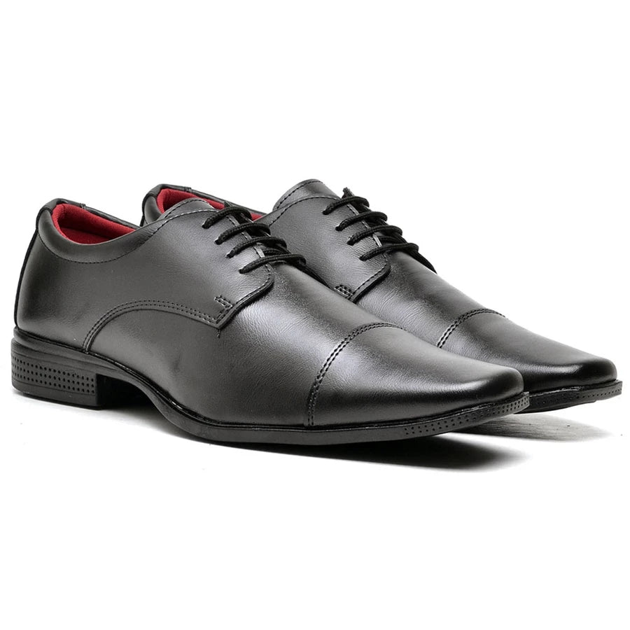 Sapato Social Sport Fino Preto de Amarrar