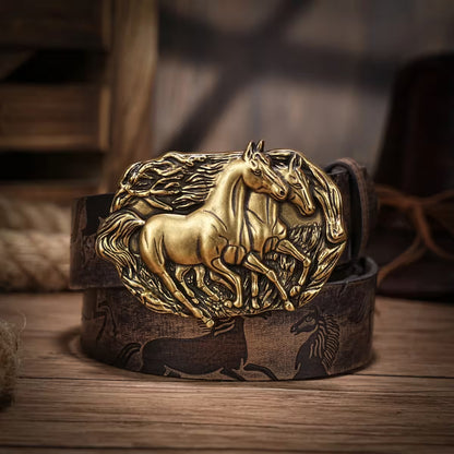 Cinto Gold Retro Horse