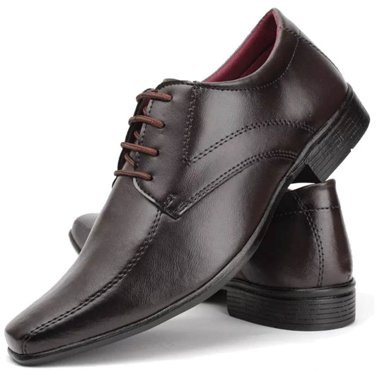 Sapato Social Sport Fino Café de Amarrar