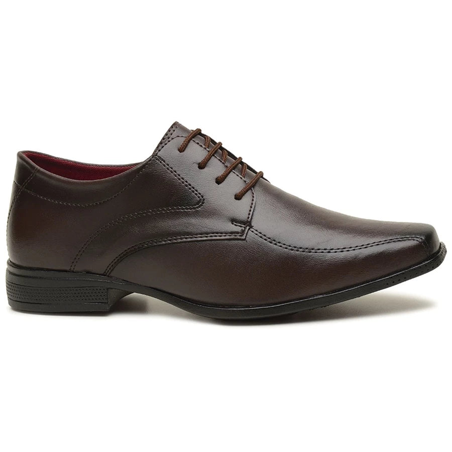 Sapato Social Sport Fino Café de Amarrar